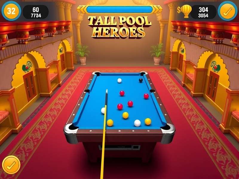 Taj Ball Pool Heroes Indian Themed Graphics